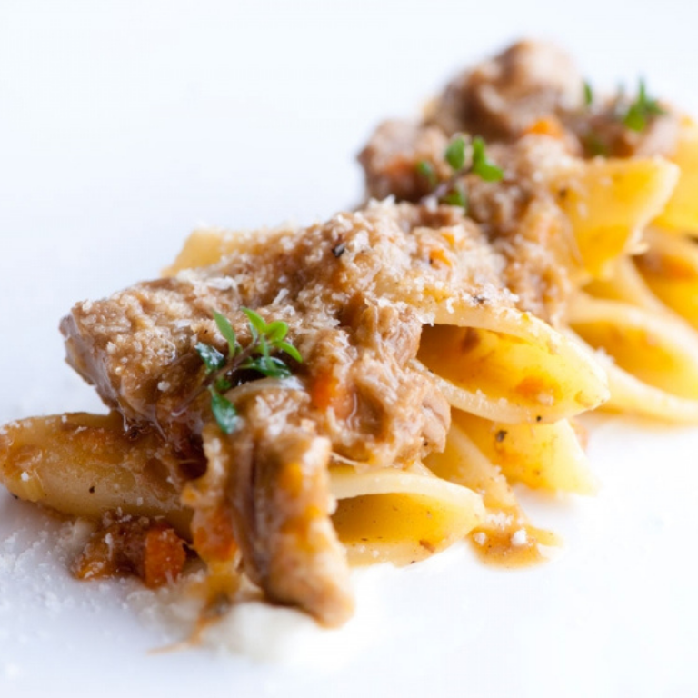 Penne a Candela con ragù di agnello