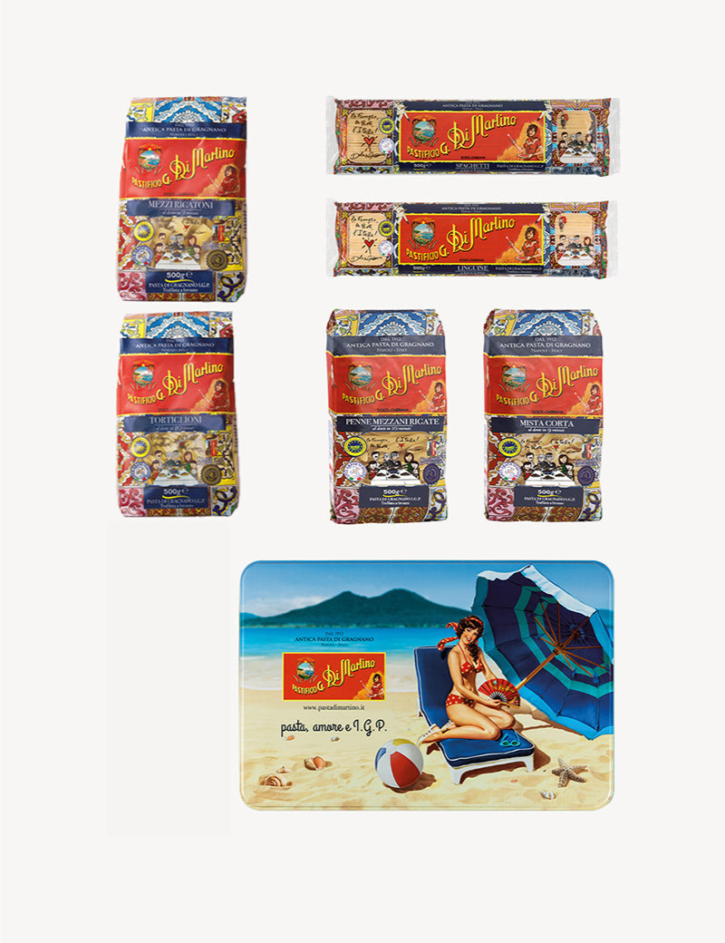 Vesuvio Summer tin box (classic shapes)